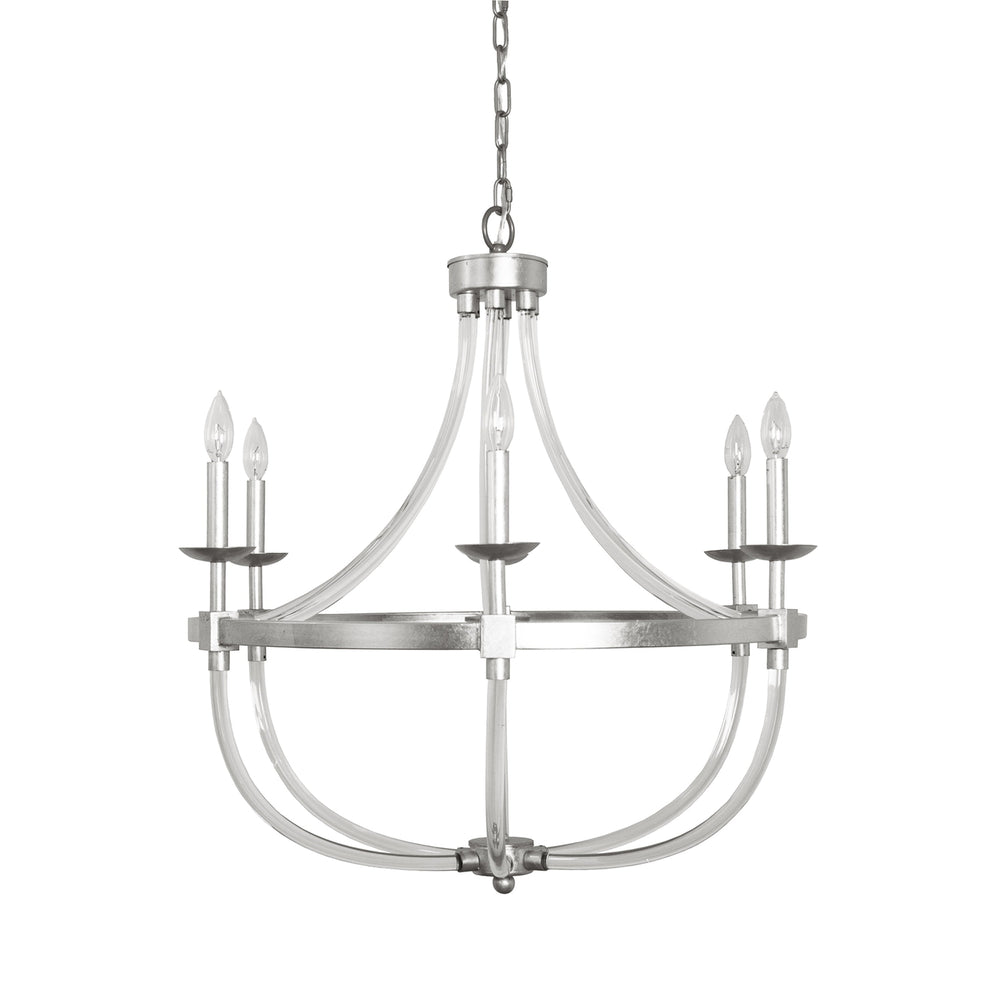 Layla Chandelier-Worlds Away-WORLD-LAYLA S-ChandeliersSilver-2-France and Son
