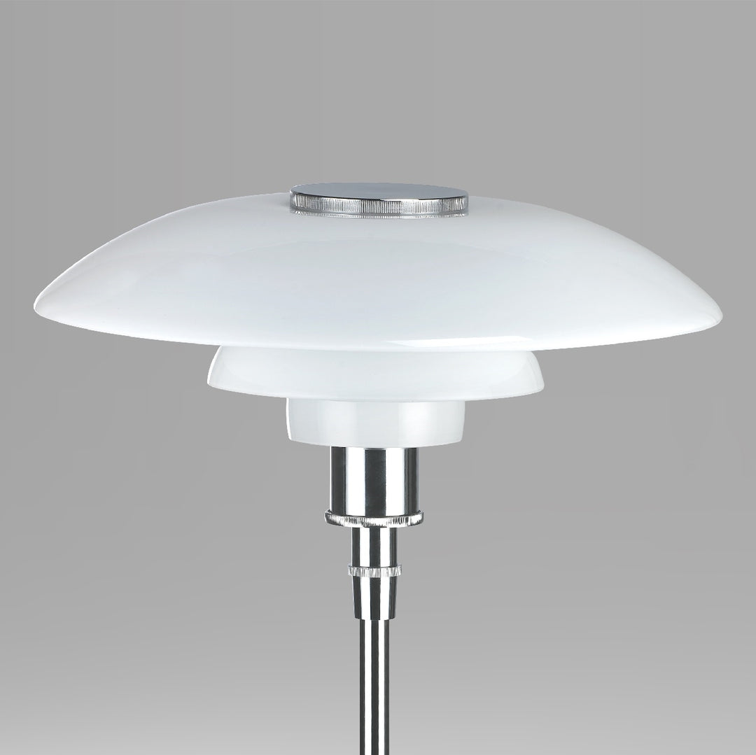 Henningsen Large Table Lamp - Chrome-France & Son-LBT028CHR-Table Lamps-3-France and Son