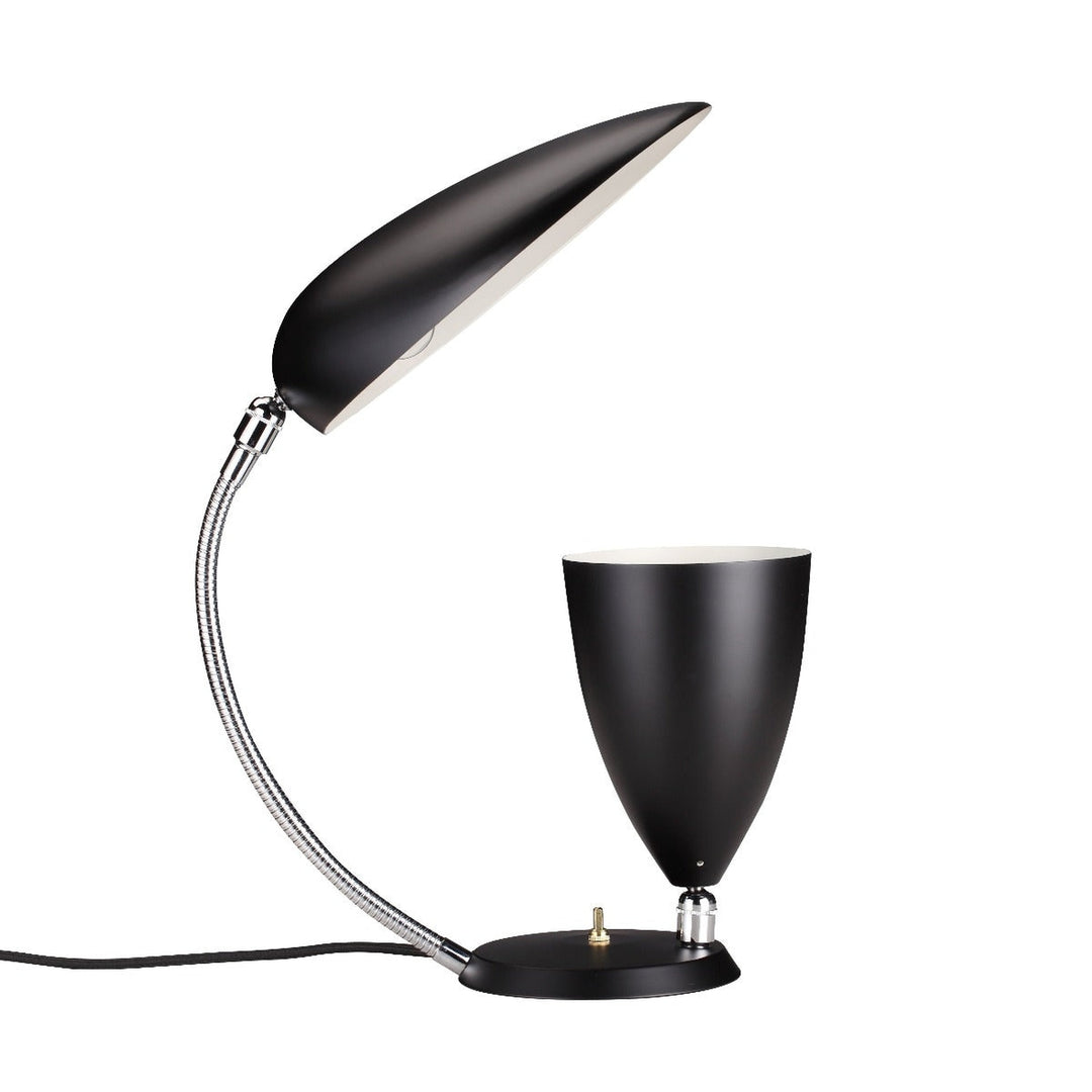 Grossman Cobra Cone Table Lamp-France & Son-LBT0822BLK-Table LampsBlack-2-France and Son