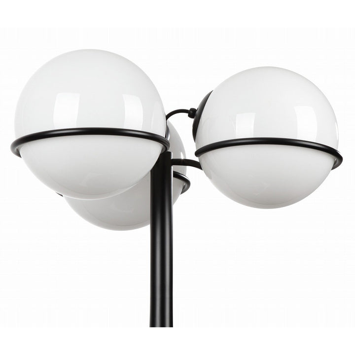 Sarfatti Table Lamp with Three Globes-France & Son-LBT1163WHT-Table LampsWhite-5-France and Son