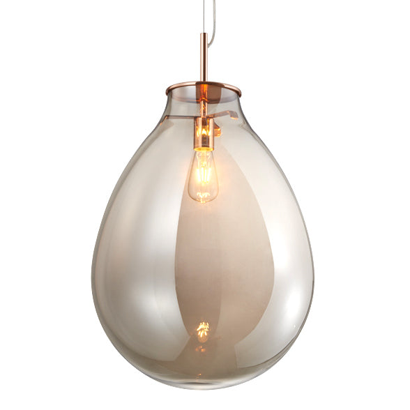Bubble Drop Glass Pendant Lamp-France & Son-LM1611PAMGLD-Pendants-2-France and Son