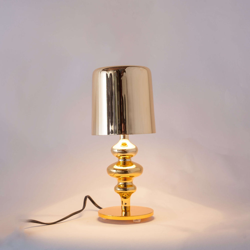 Eva Mini Table Lamp - Gold-France & Son-LM1901TGOLD-Table Lamps-2-France and Son