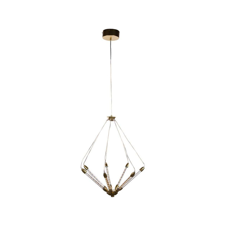 Modern Y 7 Chandelier - Gold-France & Son-LM3517GOLD-Chandeliers-2-France and Son