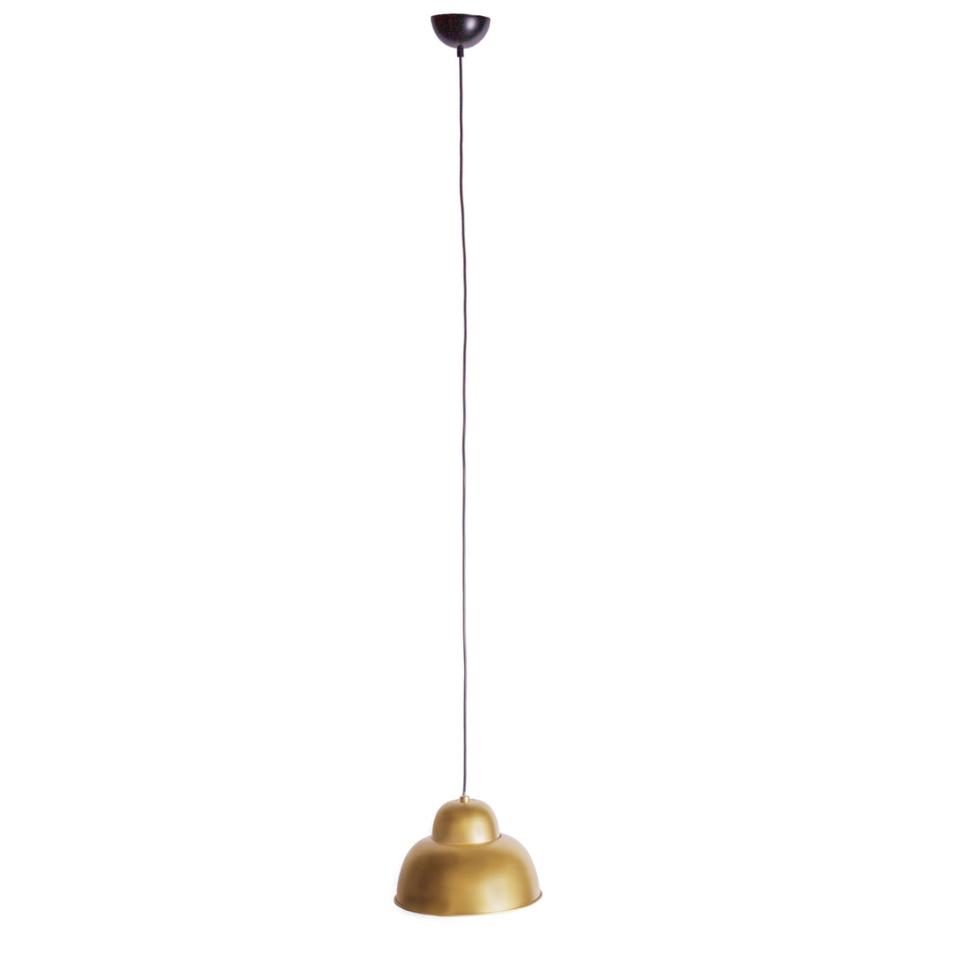 Golden Bell Domed Pendant Lamp-France & Son-LM6523RGOLD-Pendants-6-France and Son