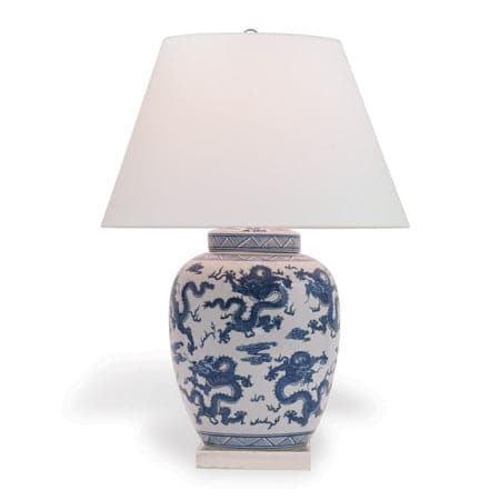 Dragon Navy Lamp-Port 68-PORT-LPAS-101-06-Table Lamps-1-France and Son