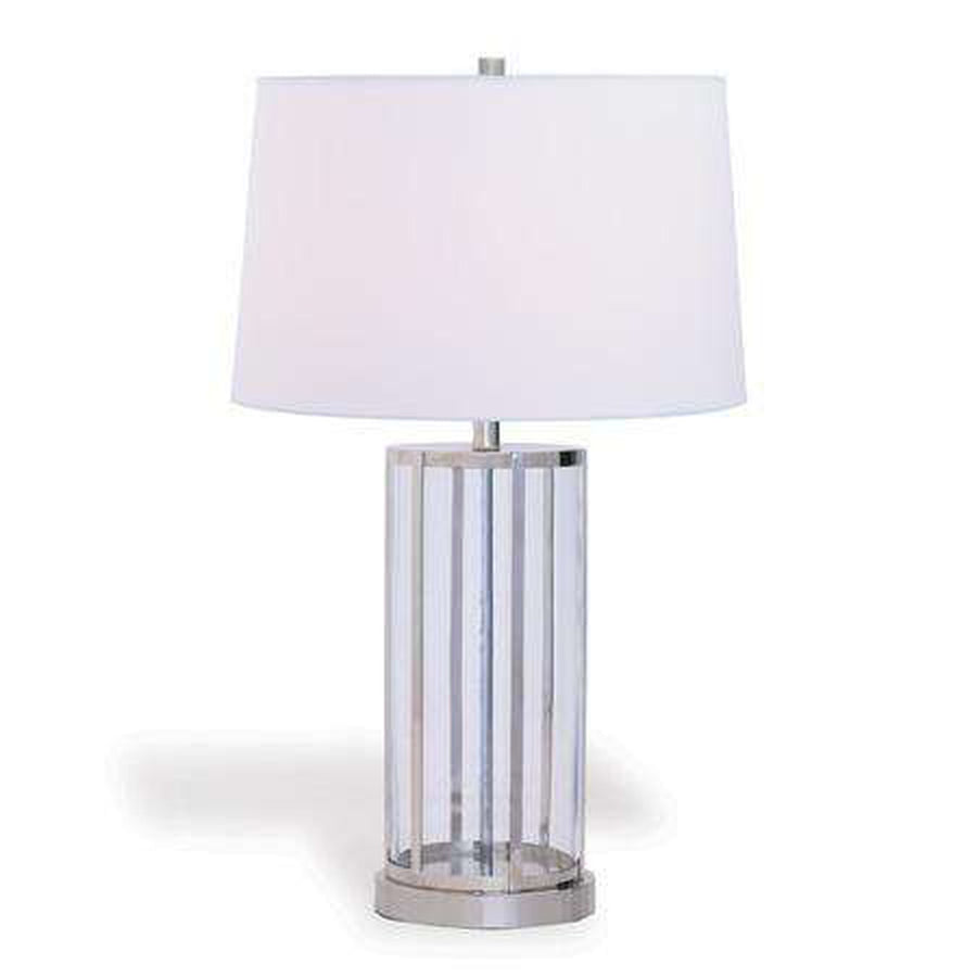 Edgewater Nickel Lamp - Nickel-Port 68-PORT-LPAS-305-03-Table Lamps-1-France and Son
