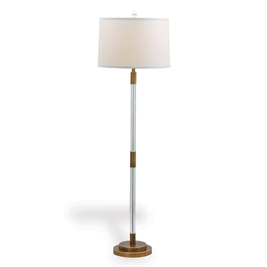 Maxwell Brass Floor Lamp-Port 68-PORT-LPBS-253-02-Floor Lamps-1-France and Son