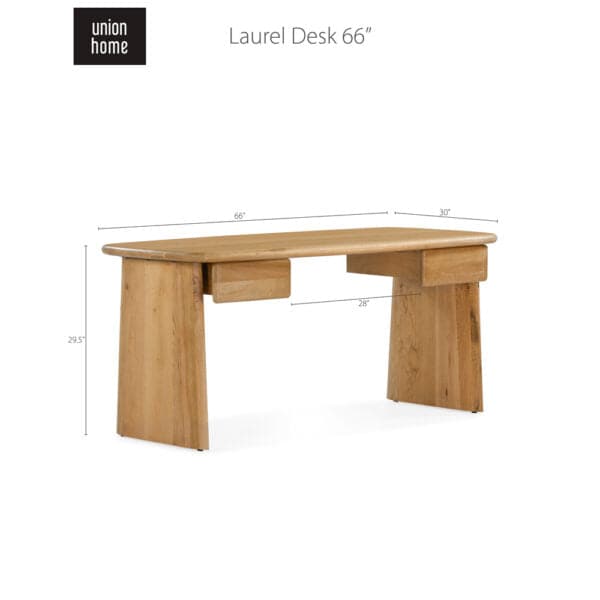 Laurel Desk 66″-Union Home Furniture-UNION-LVR00544-Desks-6-France and Son