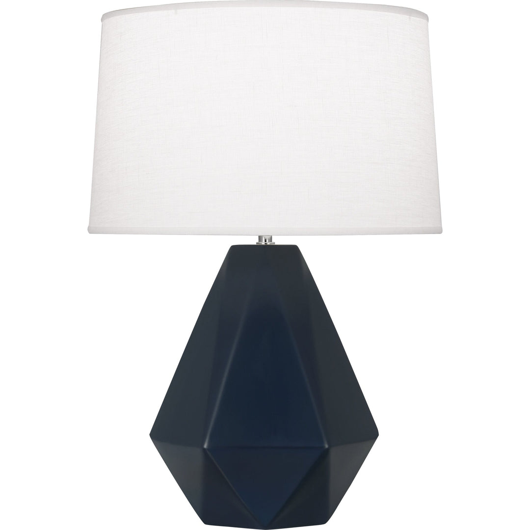 Delta Table Lamp-Robert Abbey Fine Lighting-ABBEY-MMB97-Table LampsMatte Midnight Blue-29-France and Son