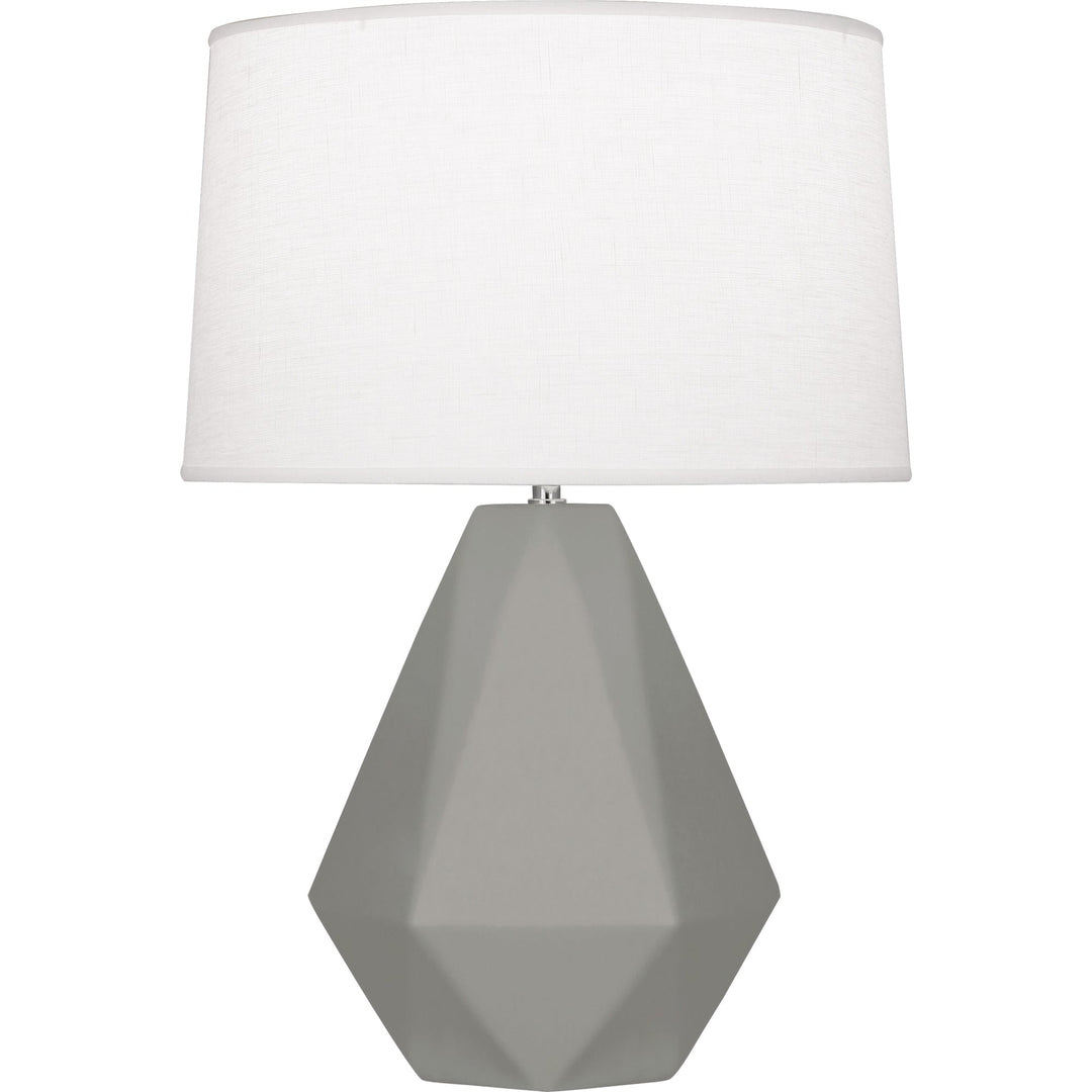 Delta Table Lamp-Robert Abbey Fine Lighting-ABBEY-MST97-Table LampsMatte Smoky Taupe-32-France and Son