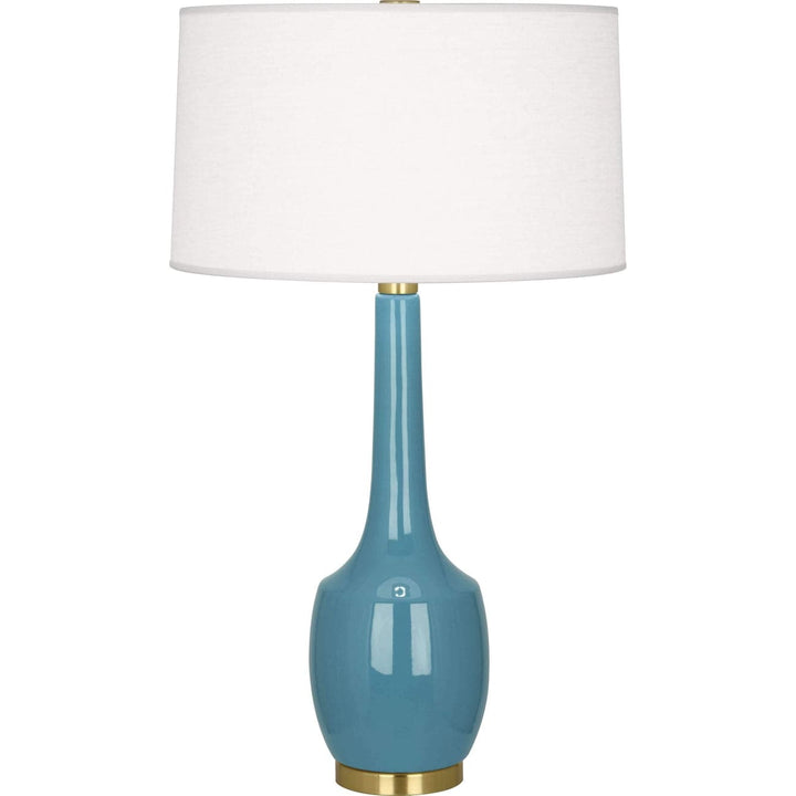 Delilah Table Lamp-Robert Abbey Fine Lighting-ABBEY-OB701-Table LampsSteel Blue-24-France and Son