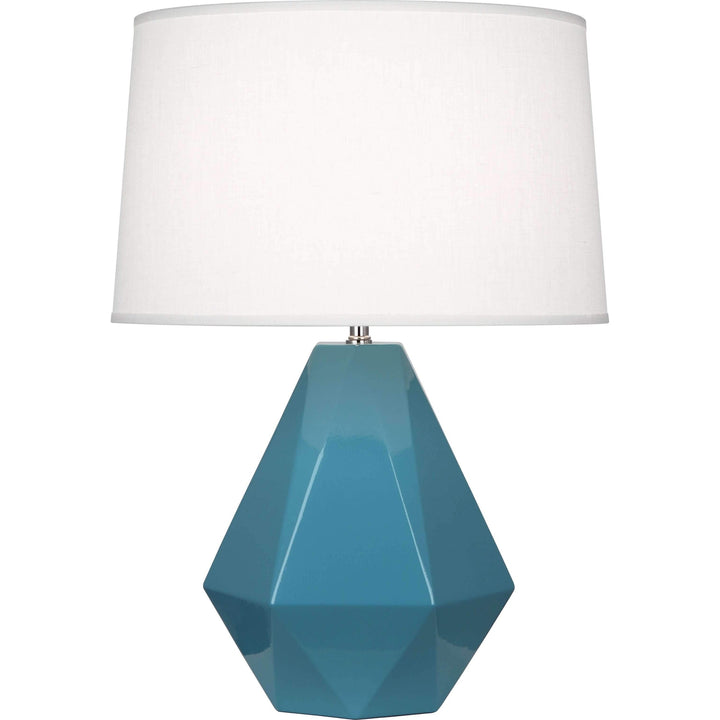 Delta Table Lamp-Robert Abbey Fine Lighting-ABBEY-OB930-Table LampsSteel Blue-19-France and Son