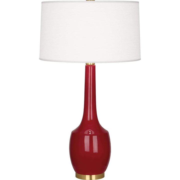 Delilah Table Lamp-Robert Abbey Fine Lighting-ABBEY-OX701-Table LampsOxblood-18-France and Son
