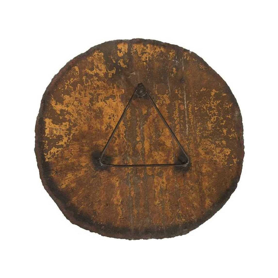 Reclaimed Oil Drum Wall Disc-Phillips Collection-PHIL-TH58367-Wall Art-1-France and Son