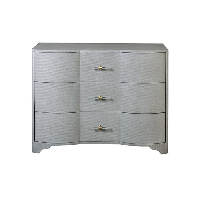 Plymouth 3 Drawer Chest-Worlds Away-WORLD-PLYMOUTH BW-DressersBurl Wood with Acrylic Hardware-12-France and Son
