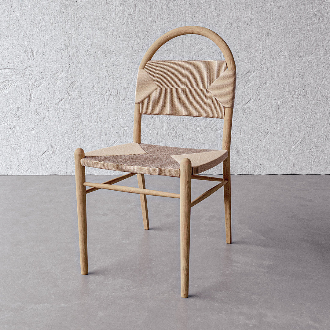 Pernelle Dining Side Chair-Precedent-Precedent-5027-D1-Dining ChairsSolid Washed Oak-3-France and Son