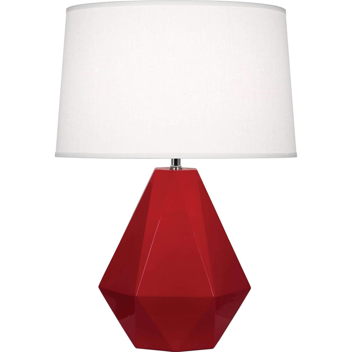Delta Table Lamp-Robert Abbey Fine Lighting-ABBEY-RR930-Table LampsRuby Red-22-France and Son