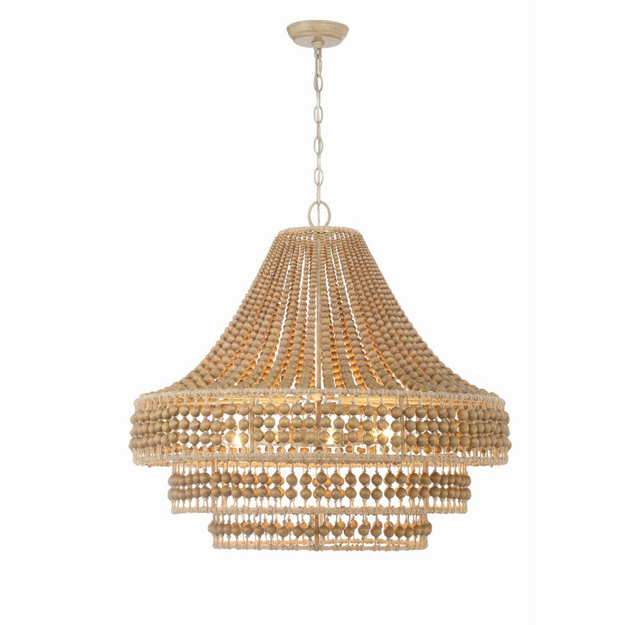 Silas 8 Light Chandelier-Crystorama Lighting Company-CRYSTO-SIL-B6008-BS-Chandeliers-1-France and Son