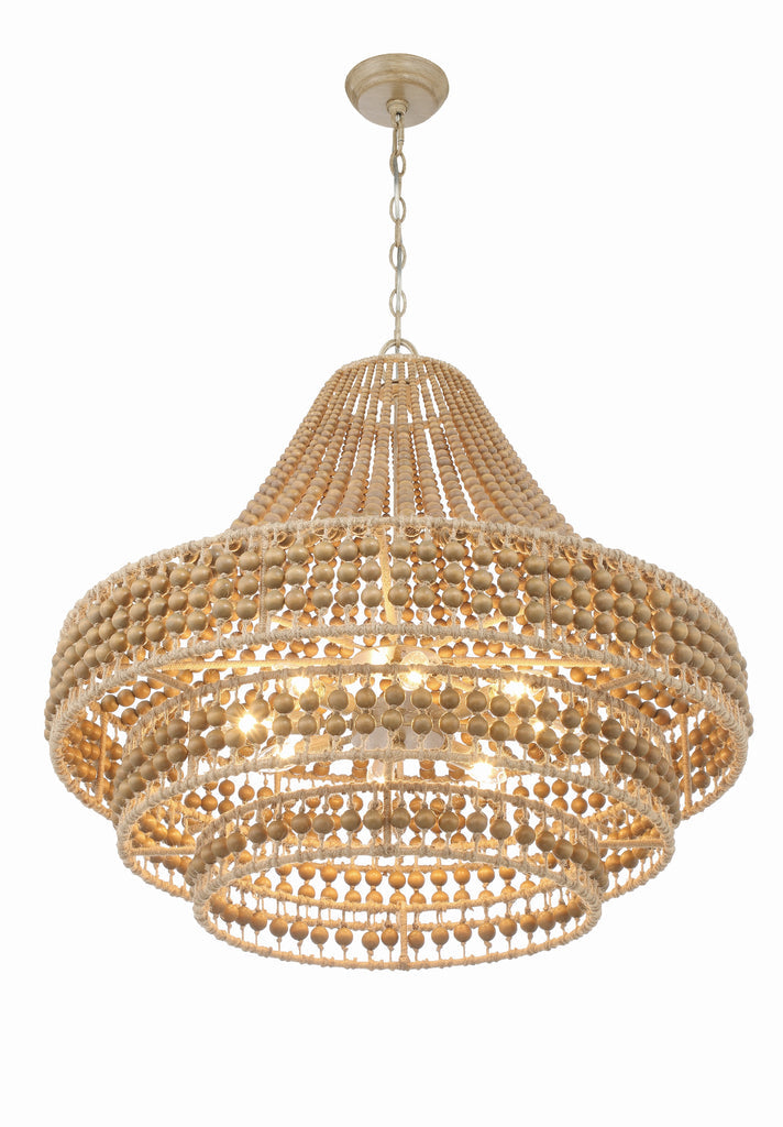 Silas 8 Light Chandelier-Crystorama Lighting Company-CRYSTO-SIL-B6008-BS-Chandeliers-2-France and Son