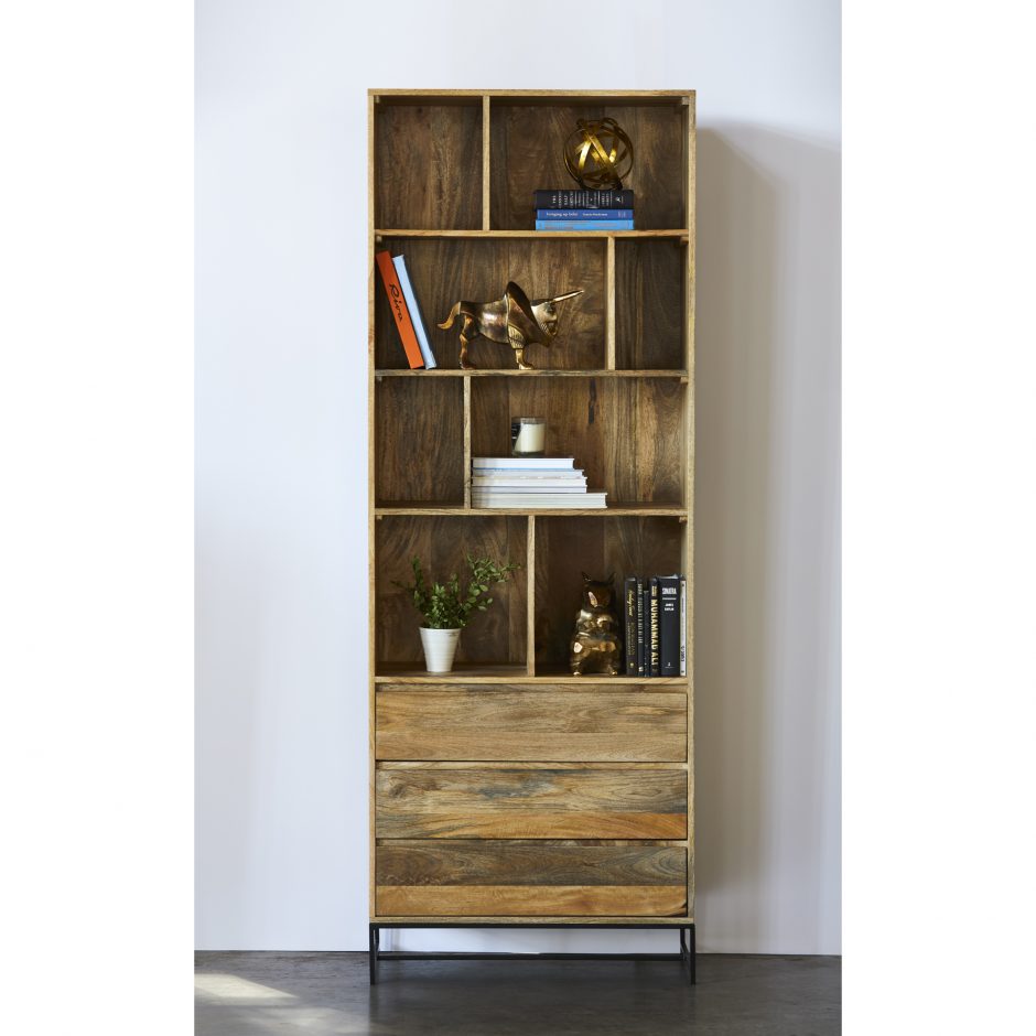 Colvin Shelf With Drawers-Moes-MOE-SR-1024-24-Bookcases & Cabinets-2-France and Son