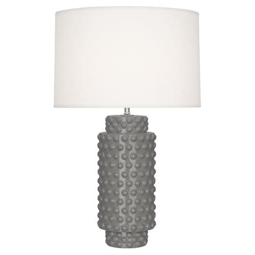 Dolly Table Lamp - Large-Robert Abbey Fine Lighting-ABBEY-ST800-Table LampsSmokey Taupe-17-France and Son