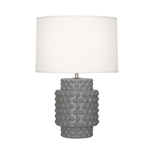 Small Dolly Accent Lamp-Robert Abbey Fine Lighting-ABBEY-ST801-Table LampsSmokey Taupe-27-France and Son