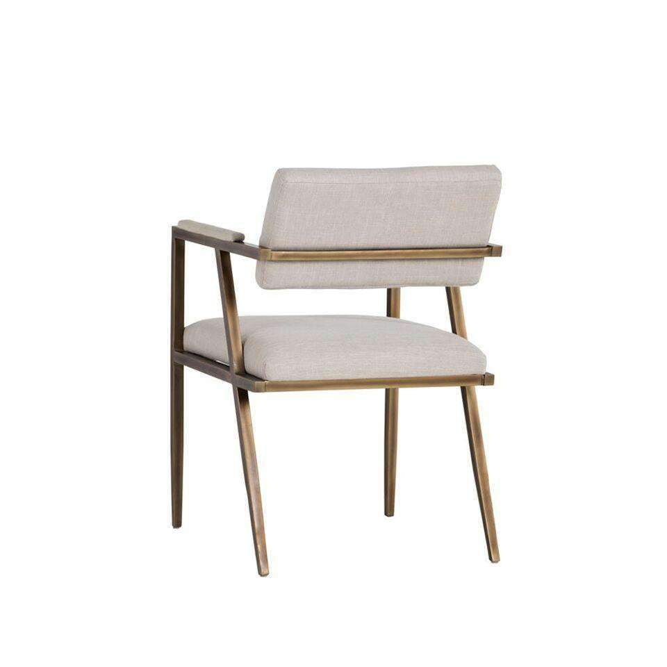 Ventouz Armchair-Sunpan-SUNPAN-102778-Dining ChairsBeige Linen-2-France and Son