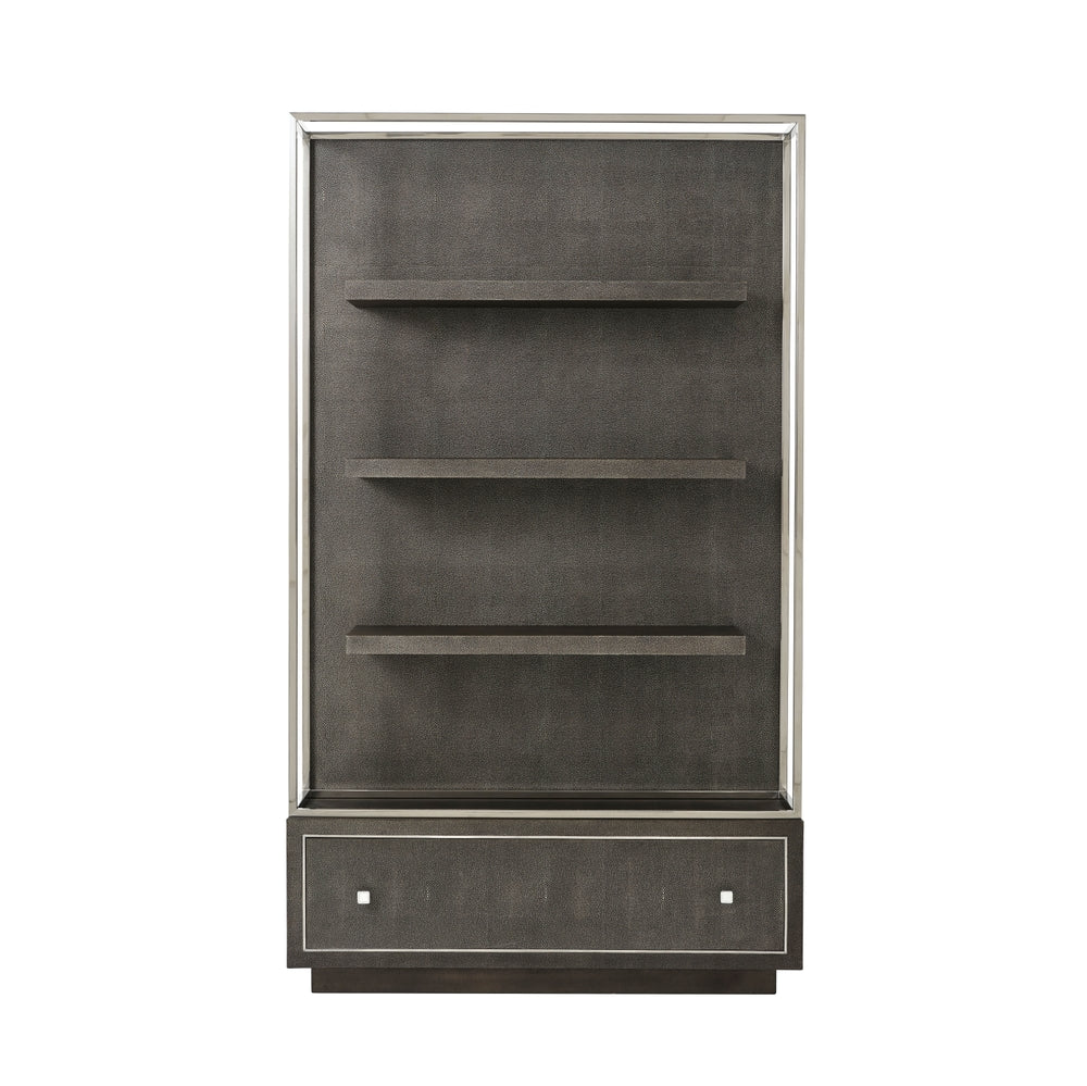 Wesson Open Bookcase-Theodore Alexander-THEO-TAS61026D-Bookcases & CabinetsTempest-2-France and Son