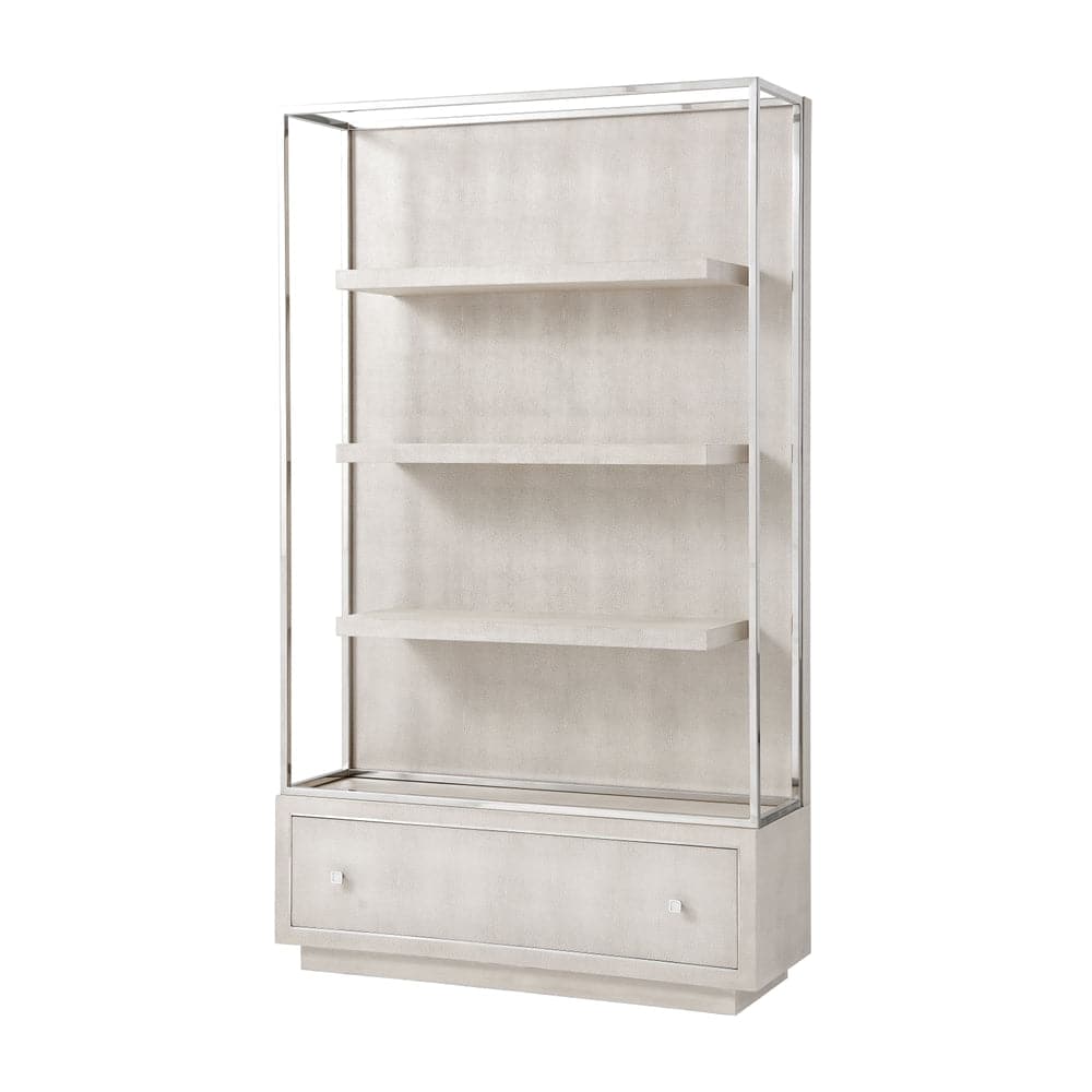 Wesson Open Bookcase-Theodore Alexander-THEO-TAS61026L-Bookcases & CabinetsOvercast-6-France and Son