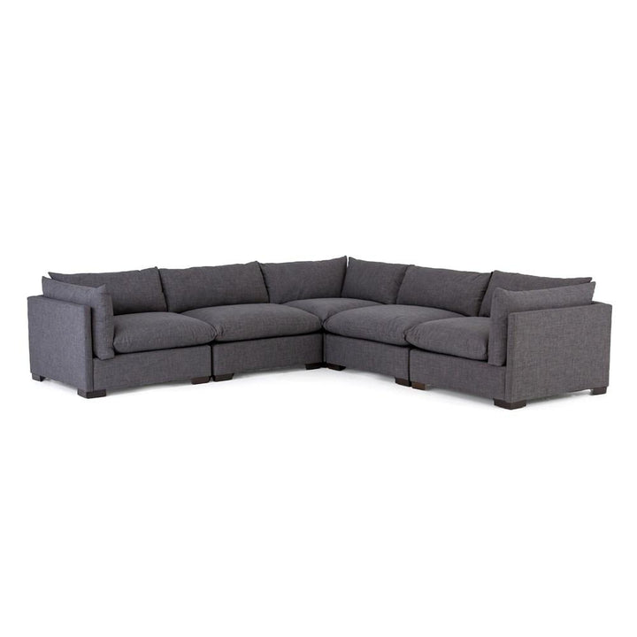 Westwood Sectional-Four Hands-FH-UATR-S03-008-Sectionals5-Pc Sectional-Bennett Charcoal-9-France and Son