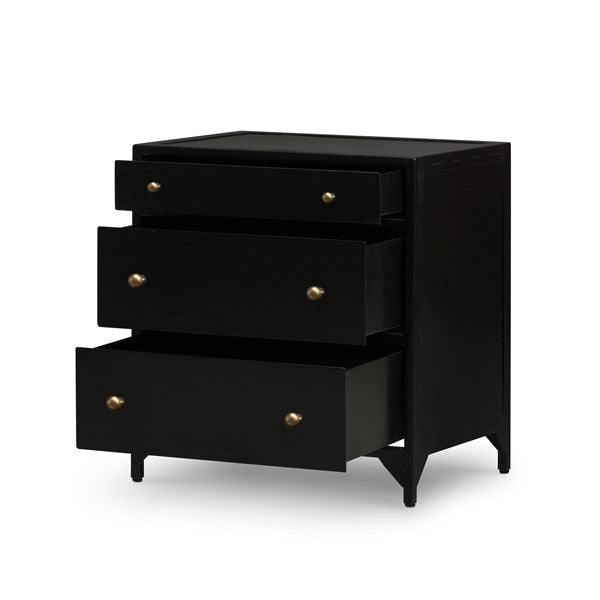 Belmont Storage Nightstand-Four Hands-FH-104430-003-NightstandsSmall-Black-4-France and Son