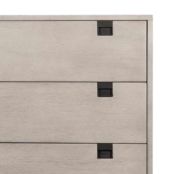 Carly 5 Drawer Dresser - Grey Wash-Four Hands-FH-VPTN-184-Dressers-3-France and Son