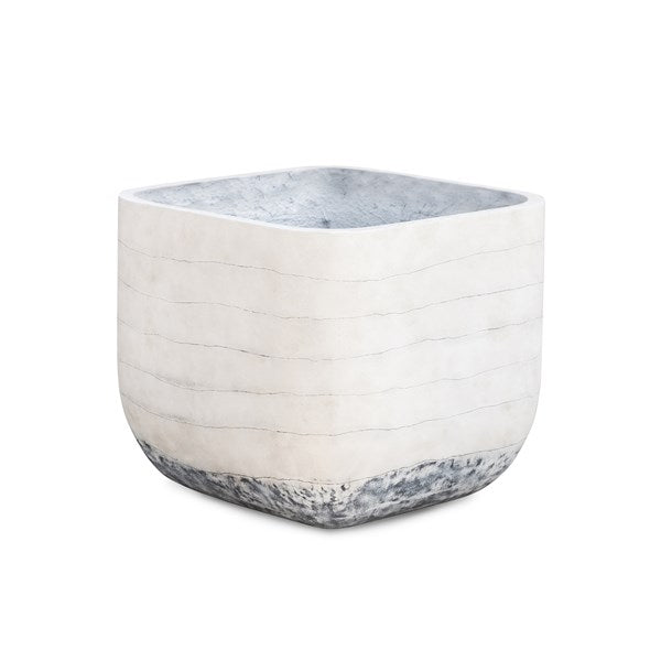 Ingall Square Planter-Grey Ombre-Four Hands-FH-VTHY-044A-Planters-1-France and Son