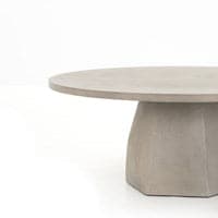 Bowman Outdoor Coffee Table-Four Hands-FH-VTHY-048-Outdoor Coffee TablesGrey Concrete-4-France and Son