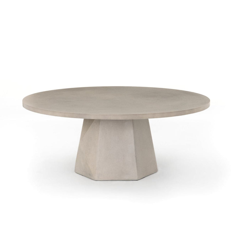 Bowman Outdoor Coffee Table-Four Hands-FH-VTHY-048-Outdoor Coffee TablesGrey Concrete-1-France and Son
