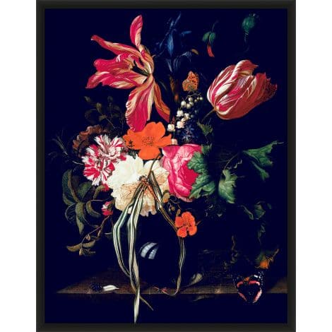 Moody Floral-Wendover-WEND-WFL2029-Wall ArtI-2-France and Son