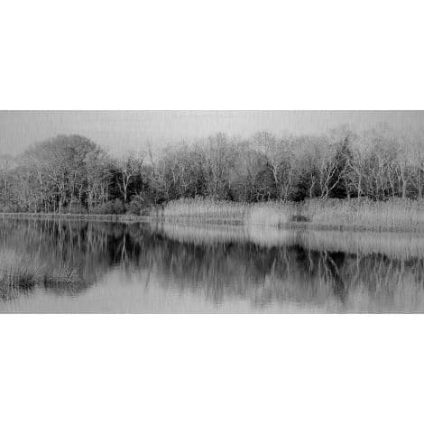 Metallic Riverbank Reflection-Wendover-WEND-WLA2057-Wall Art-1-France and Son