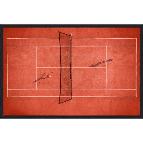 Tennis Court-Wendover-WEND-WTFH1356-Wall Art-1-France and Son