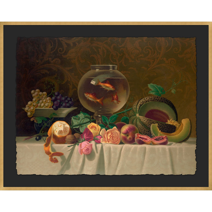Fish Bowl and Fruit-Wendover-WEND-WVT1862-Wall Art-1-France and Son