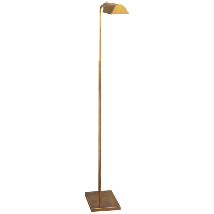 Selina Adjustable Floor Lamp-Visual Comfort-VISUAL-91025 HAB-Floor LampsHand-Rubbed Antique Brass-3-France and Son