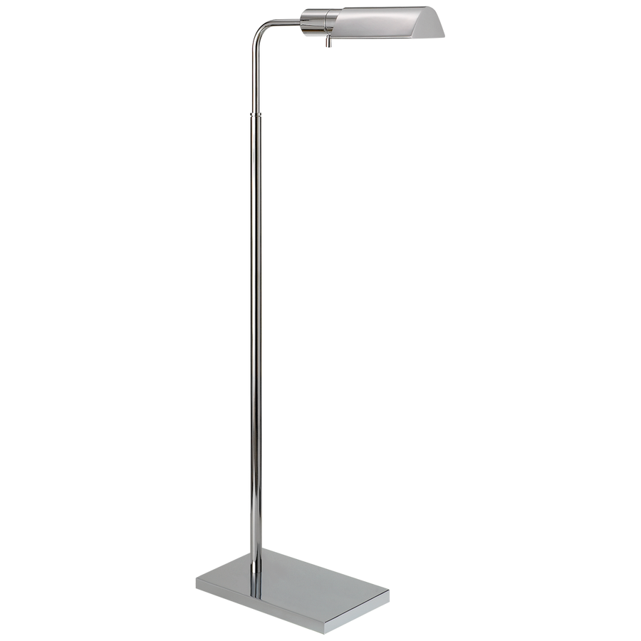 Selina Adjustable Floor Lamp-Visual Comfort-VISUAL-91025 PN-Floor LampsPolished Nickel-1-France and Son