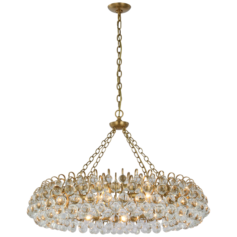 Brianna Large Ring Chandelier-Visual Comfort-VISUAL-ARN 5118HAB-CG-ChandeliersHand-Rubbed Antique Brass-1-France and Son
