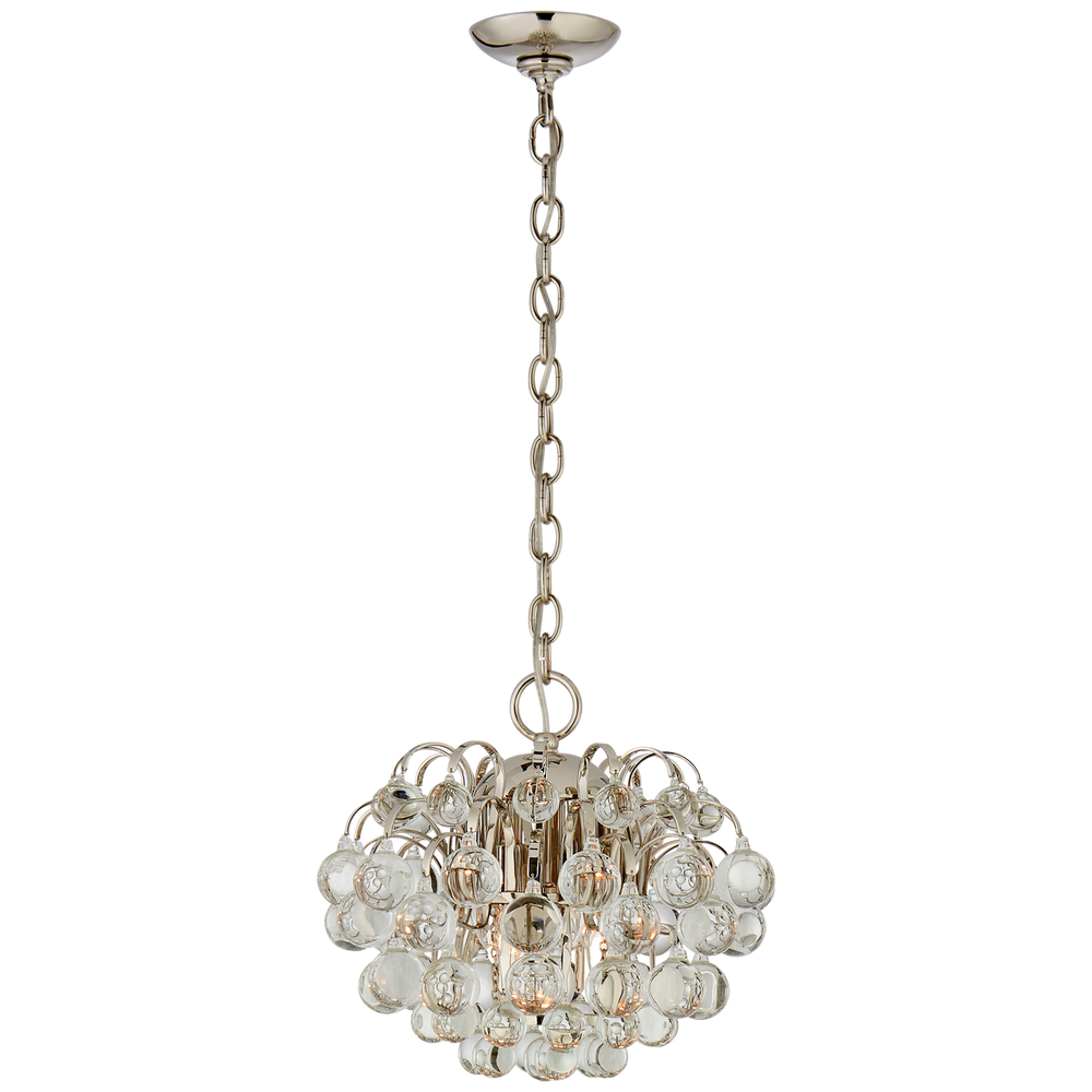Brianna Small Chandelier-Visual Comfort-VISUAL-ARN 5122PN-CG-ChandeliersPolished Nickel-2-France and Son