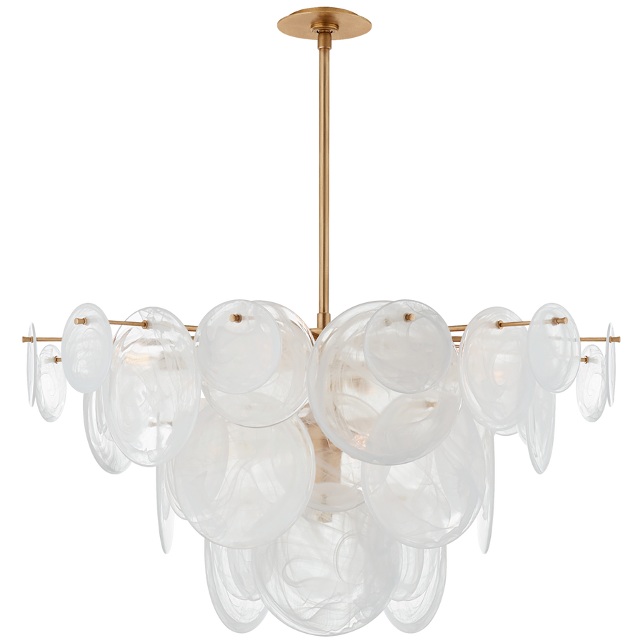 Lincoln Large Chandelier-Visual Comfort-VISUAL-ARN 5450G-WSG-ChandeliersGild-1-France and Son