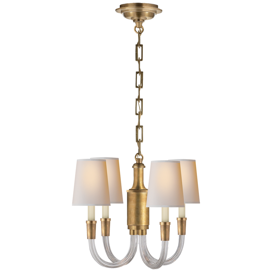Vintage Chandelier-Visual Comfort-VISUAL-TOB 5031HAB-NP-ChandeliersMini-Crystal with Brass-1-France and Son