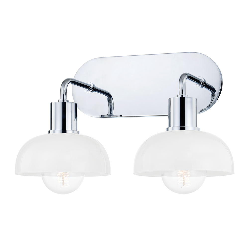 Kyla 2 Light Bath Bracket-Mitzi-HVL-H107302-PC-Bathroom VanityPolished Chrome-2-France and Son