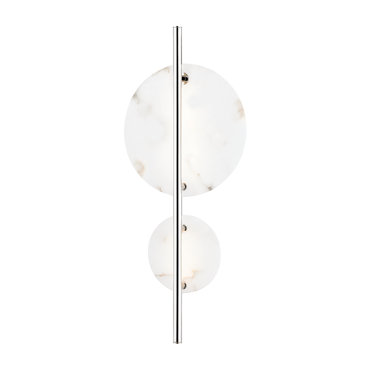 Croft LED Wall Scone-Hudson Valley-HVL-3400-PN-Wall LightingPolished Nickel-3-France and Son