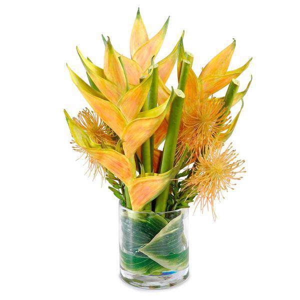 Heliconia Vase-New Growth Designs-NGD-15023YL-Decor-1-France and Son