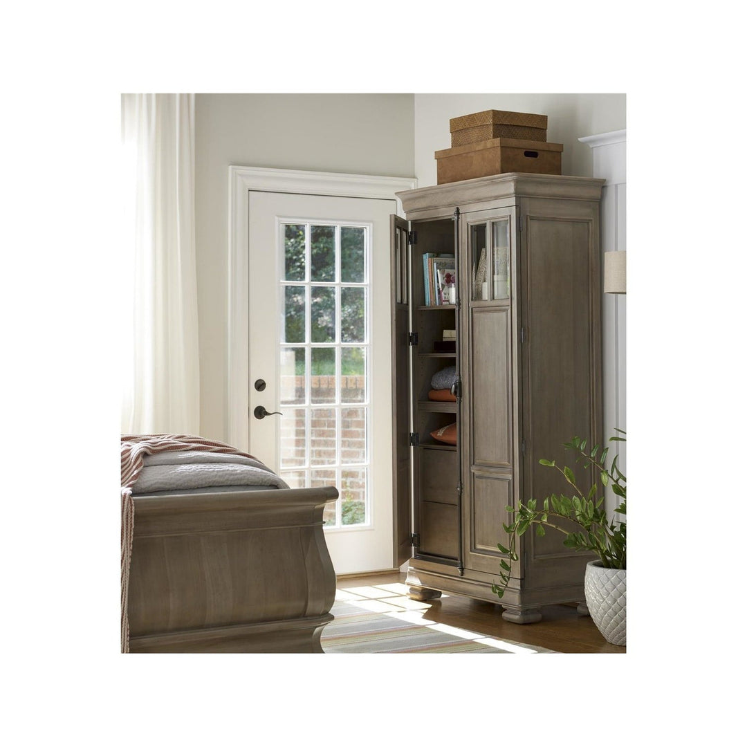 Reprise Tall Cabinet-Universal Furniture-UNIV-581160-Bookcases & CabinetsClassical Cherry-7-France and Son