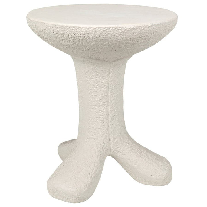 Laramy Side Table, White Fiber Cement-Noir-NOIR-AR-283WFC-Side Tables-3-France and Son